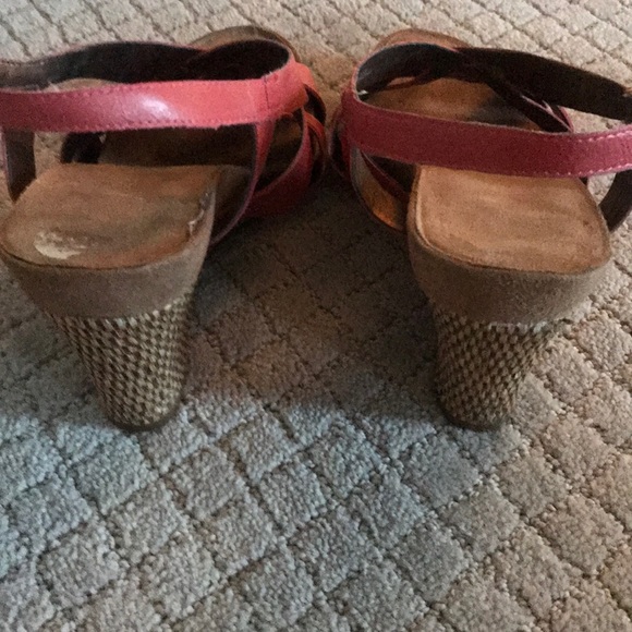 Wedge Sandals - Aerosoles - Peach - Picture 3 of 4